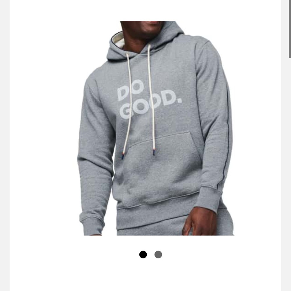 Cotopaxi Gray 'DO GOOD' Hoodie XL